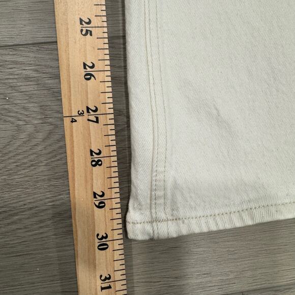 Abercrombie & Fitch The Vintage Flare High Rise VTG White Curve Love 32 14R - Picture 5 of 7